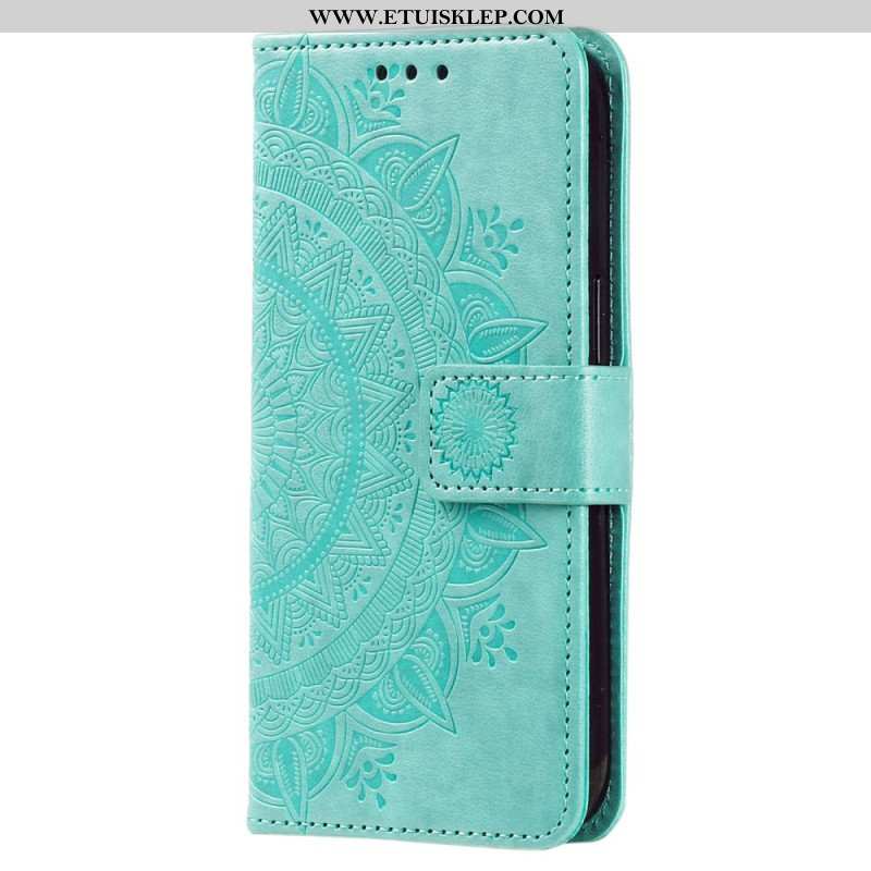 Etui Folio do Xiaomi Redmi Note 12 4G Mandala Sun Ze Smyczą